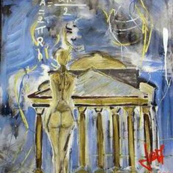 Schilderij getiteld "Aires Grec" door Lem, Origineel Kunstwerk