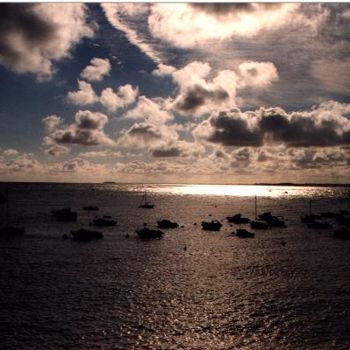 Photographie intitulée "Soleil et nuages" par Dominique Lemetayer, Œuvre d'art originale