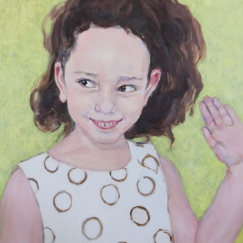 Painting titled "Portrait of girl  N…" by Lubalem, Original Artwork, Oil