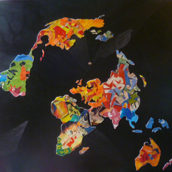 Painting titled "collage-lemock-deri…" by Lemock, Original Artwork