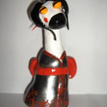 Sculpture titled "ZOUT SAYURI" by Lydi, Original Artwork