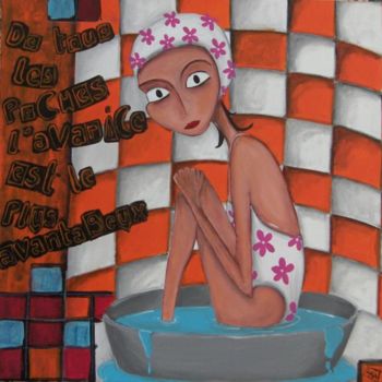 Painting titled "les 7 pêchés capita…" by Lydi, Original Artwork