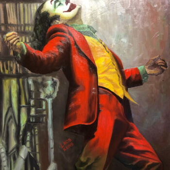 Pittura intitolato "Joker" da Lena Kaskova (Lkas), Opera d'arte originale, Olio