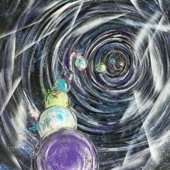 Pintura titulada "The Portal 2" por Lena Langer, Obra de arte original, Acrílico