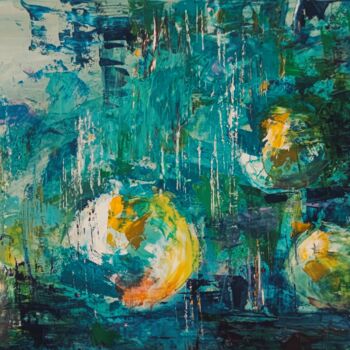 Картина под названием "Universes beyond" - Lena Lito, Подлинное произведение искусства, Масло