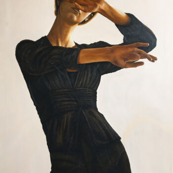Painting titled "Dancing" by Lena Med, Original Artwork, Oil