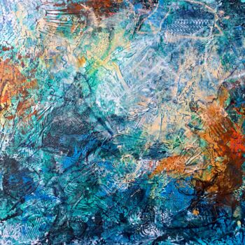 Картина под названием "Поющее утро 2" - Елена Надточиева, Подлинное произведение искусства, Акрил Установлен на Деревянная р…