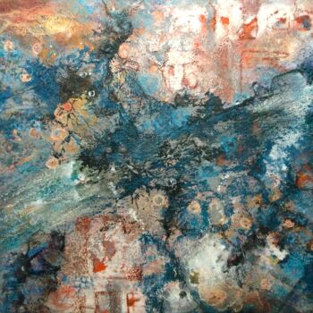 Картина под названием "Далёкое близкое" - Елена Надточиева, Подлинное произведение искусства, Акрил