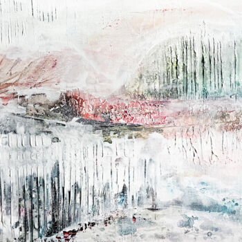 Malarstwo zatytułowany „Вдохновение горами” autorstwa Lena Oborina, Oryginalna praca, Akryl