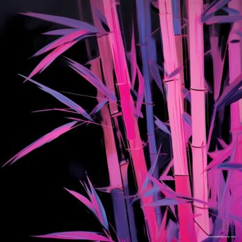 Цифровое искусство под названием "Abstract flash bamb…" - Lena Oma, Подлинное произведение искусства, Цифровой коллаж