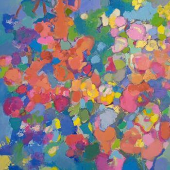 Pittura intitolato "Floral Scarf" da Elena Shraibman, Opera d'arte originale, Olio