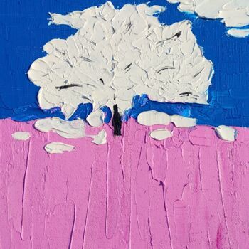 Malerei mit dem Titel "Magic tree" von Lena Vanli, Original-Kunstwerk, Öl