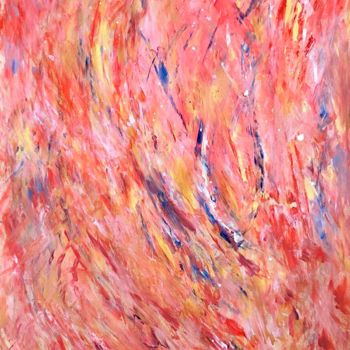 Painting titled "L O" by Lena Vasylenko, Original Artwork, Acrylic