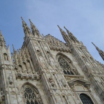 Fotografie getiteld "Milano Duomo Colour" door Lenka Graner, Origineel Kunstwerk