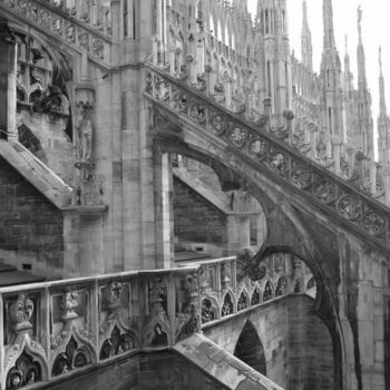 Photographie intitulée "Milano Duomo on the…" par Lenka Graner, Œuvre d'art originale
