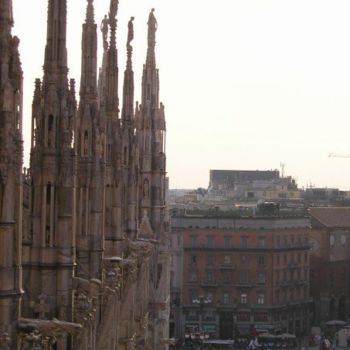 Fotografia intitulada "Milano Duomo Colour" por Lenka Graner, Obras de arte originais