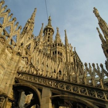 Fotografie mit dem Titel "Milano Duomo Colour" von Lenka Graner, Original-Kunstwerk