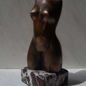 Скульптура под названием "torse 3" - Leo Adam (Leonid Shatsylo), Подлинное произведение искусства, Бронза
