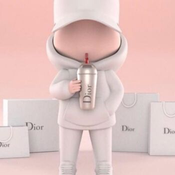 数字艺术 标题为“Kid Cup Dior” 由Leo Steph (leo & steph), 原创艺术品, 2D数字工作