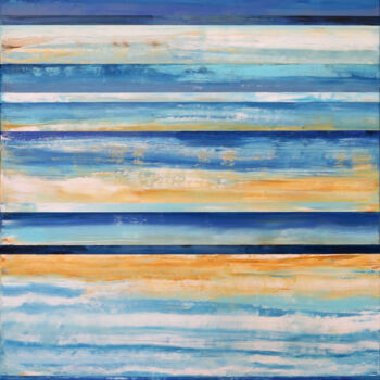 "Blue Abstract Paint…" başlıklı Tablo Leon Grossmann tarafından, Orijinal sanat, Akrilik