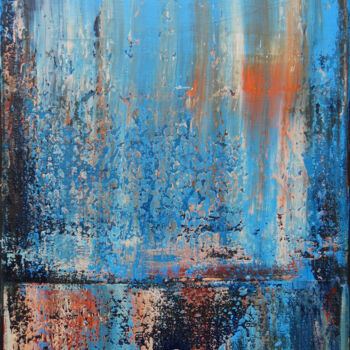 Pittura intitolato "Abstract Painting.H…" da Leon Grossmann, Opera d'arte originale, Acrilico