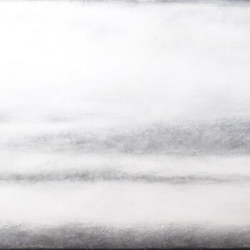 Schilderij getiteld "Grey White Abstract…" door Leon Grossmann, Origineel Kunstwerk, Acryl