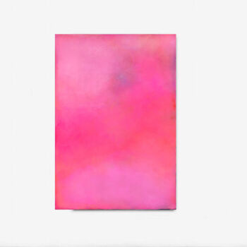 Malerei mit dem Titel "Neon Pink Painting,…" von Leon Grossmann, Original-Kunstwerk, Acryl Auf Keilrahmen aus Holz montiert