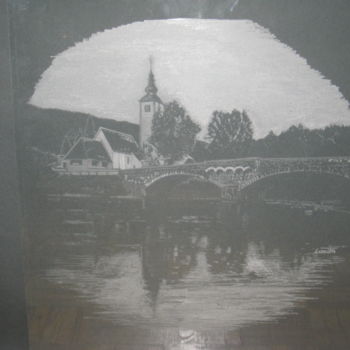 Escultura intitulada "Lake Bohinj, Sloven…" por Pikzigmar (Spade07art), Obras de arte originais