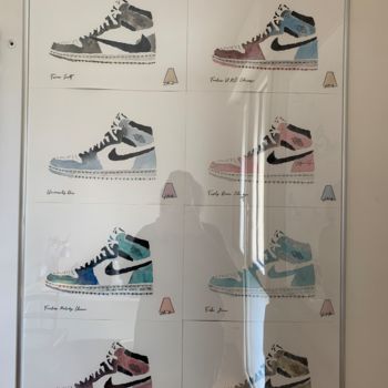 제목이 "Air Jordan 1 Series…"인 미술작품 Leonardo Arieti로, 원작, 수채화