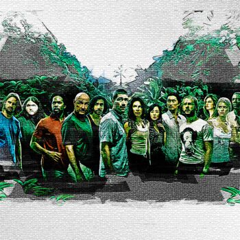 Arts numériques intitulée "My art 337 Tv Show…" par Leonardo Lillian, Œuvre d'art originale, Peinture numérique