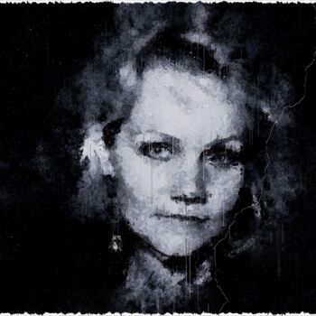 数字艺术 标题为“Eva Cassidy 001” 由Leonardo Lillian, 原创艺术品, 数字油画