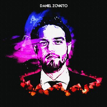 Artes digitais intitulada "Daniel Zovatto 001" por Leonardo Lillian, Obras de arte originais, Pintura digital