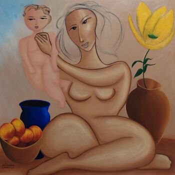 Pintura intitulada "A Geração" por Leonardo Nogueira, Obras de arte originais, Acrílico