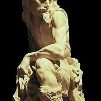 Sculptuur getiteld "ROBIN DE LOCKSLEY9" door Adonis Charles, Origineel Kunstwerk, Steen