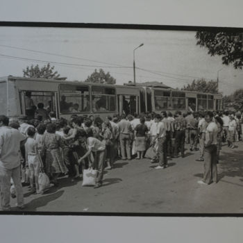 Fotografía titulada "Buss 155 - Platinum…" por Leonard Radu Chioveanu, Obra de arte original, Fotografía analógica Montado e…