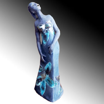 Sculpture titled "GOSPEL" by Léone Digraci, Original Artwork, Ceramics