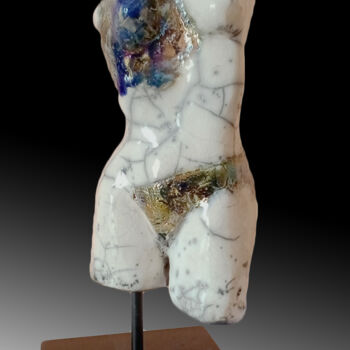 Sculpture intitulée "BUSTE FEMME" par Léone Digraci, Œuvre d'art originale, Céramique