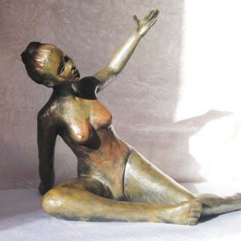 Sculpture intitulée "OCEANE" par Léone Digraci, Œuvre d'art originale