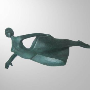 Sculpture titled "SIRENE" by Léone Digraci, Original Artwork, Terra cotta