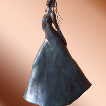 Sculpture intitulée "l-elan.jpg" par Léone Digraci, Œuvre d'art originale, Résine