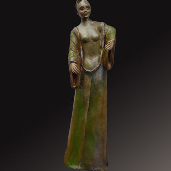 Скульптура под названием "MARIONNETTISTE 1" - Léone Digraci, Подлинное произведение искусства, Керамика