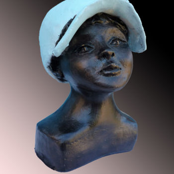 Sculpture titled "ELODIE" by Léone Digraci, Original Artwork, Ceramics