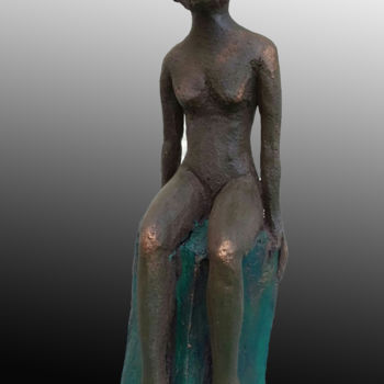 Sculptuur getiteld "INA" door Léone Digraci, Origineel Kunstwerk, Keramiek