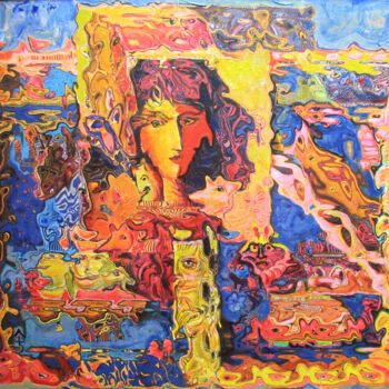 Painting titled "Metamorphoses 3" by Leonid Feodor, Original Artwork, Acrylic