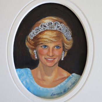 Schilderij getiteld "A Princess to Remem…" door Leonora De Lange, Origineel Kunstwerk, Olie