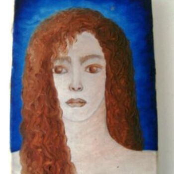 Malerei mit dem Titel "mujer2" von Leonor Dinamarca, Original-Kunstwerk