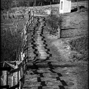 Fotografie mit dem Titel "Forstweg" von Leopold Brix, Original-Kunstwerk, Digitale Fotografie