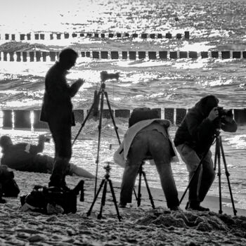 Photographie intitulée "Die Fotografen" par Leopold Brix, Œuvre d'art originale, Photographie numérique