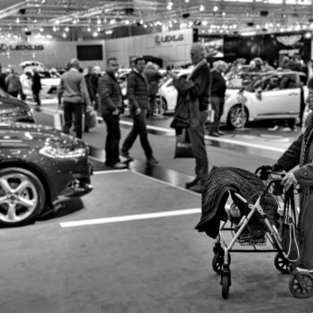 Photographie intitulée "Motorshow" par Leopold Brix, Œuvre d'art originale, Photographie numérique