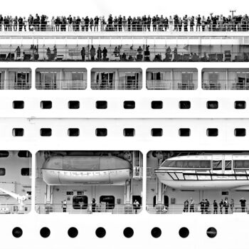 Photographie intitulée "Die Kreuzfahrt" par Leopold Brix, Œuvre d'art originale, Photographie numérique